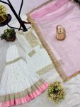 ATTRACTIVE GEORGETTE EMBROIDERY SEQUENCE AND THREAD WORK TOP SHARARA WITH DUPATTA PARTY WEAR WHOLESALE PRICE ETHNIC GARMENT (2)