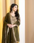 ATTRACTIVE GEORGETTE EMBROIDERY SEQUENCE WORK TOP SHARARA WITH DUPATTA PARTY WEAR WHOLESALE PRICE ETHNIC GARMENT (12)