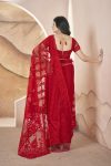 ATTRACTIVE HEAVY BUTERFLY NET AARI EMBROIDERY WORK WITH STONEWORK SAREE WITH UNSTITCHED BLOUSE FORMAL WEAR WHOLESALE PRICE ETHNIC GARMENT (36)