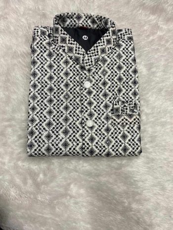 ATTRACTIVE IMPORTED FABRIC RAYON SEQUENCE WORK ONLY KURTA WHITE
