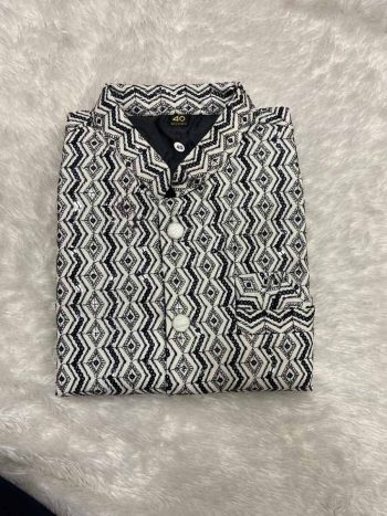 ATTRACTIVE IMPORTED FABRIC RAYON SEQUENCE WORK ONLY KURTA WHITE