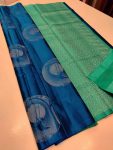 ATTRACTIVE LICHI JACQUARD WORK SAREE WITH UNSTITCHED BLOUSE WEDDING WEAR WHOLESALE PRICE ETHNIC GARMENT (6)