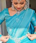 ATTRACTIVE LICHI SILK JACQUARD WORK SAREE WITH UNSTITCHED BLOUSE FESTIVAL WEAR WHOLESALE PRICE ETHNIC GARMENT (5)