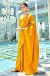 ATTRACTIVE LICHI SILK JACQUARD WORK SAREE WITH UNSTITCHED BLOUSE PARTY WEAR WHOLESALE PRICE ETHNIC GARMENT (11)