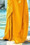 ATTRACTIVE LICHI SILK JACQUARD WORK SAREE WITH UNSTITCHED BLOUSE PARTY WEAR WHOLESALE PRICE ETHNIC GARMENT (11)