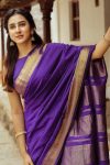 ATTRACTIVE LICHI SILK JACQUARD WORK SAREE WITH UNSTITCHED BLOUSE WEDDING WEAR WHOLESALE PRICE ETHNIC GARMENT (4)