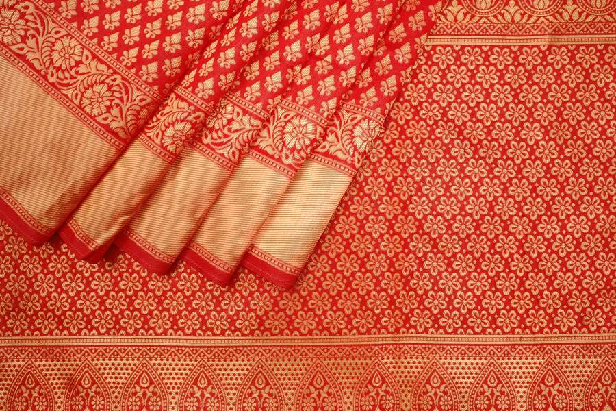ATTRACTIVE LICHI SILK JACQUARD WORK SAREE WITH UNSTITCHED BLOUSE WEDDING WEAR WHOLESALE PRICE ETHNIC GARMENT (5)