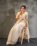ATTRACTIVE LICHI SILK JACQUARD WORK SAREE WITH UNSTITCHED BLOUSE WEDDING WEAR WHOLESALE PRICE ETHNIC GARMENT (4)
