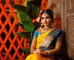 ATTRACTIVE LICHI SILK JACQUARD WORK SAREE WITH UNSTITCHED BLOUSE WEDDING WEAR WHOLESALE PRICE ETHNIC GARMENT (2)
