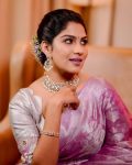 ATTRACTIVE LICHI SILK JACQUARD WORK SASREE WITH UNSTICHED BLOUSE FESTIVAL WEAR WHOLESALE PRICE ETNIC GARMENT (6)