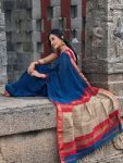 ATTRACTIVE LICHI SILK ORGANIC BANARASI SAREE WITH UNSTITCHED BLOUSE CASUAL WEAR WHOLESALE PRICE ETHNIC GARMENT (5)