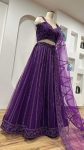 ATTRACTIVE NET SEQUENCE & DORI WORK LEHENGA CHOLI WITH DUPATTA WEDDING WEAR WHOLESALE PRICE ETHNIC GARMENT (3)