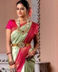 ATTRACTIVE SOFT LICHI SILK JACQUARD WORK SAREE WITH UNSTITCHED BLOUSE WEDDING WEAR WHOLESALE PRICE ETHNIC GARMENT (1)