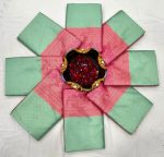 ATTRACTIVE SOFT LICHI SILK JACQURAD WORK SAREE WITH UNSTITCHED BLOUSE FESTIVAL WEAR WHOLESALE PRICE ETHNIC GARMENT (15)