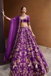 ATTRACTIVE THAI SILK SEQUENCE ZARI & DORI WORK LEHENGA CHOLI WITH DUPATTA PARTY WEAR WHOLESALE PRICE ETHNIC GARMENT (2)