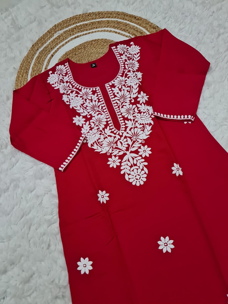 ATTRACTIVE VISCOSE CHANDERI SEQUENCE EMBROIDERY WORK TOP BOTTOM WITH DUPATTA FORMAL WEAR WHOLESALE PRICE ETHNIC GARMENT (9)