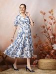 ATTRCTIVE RAYON PRINTED WORK ONE PIECE DRESS CASUAL WEAR WHOLESALE PRICE ETHNIC GARMENT (16)