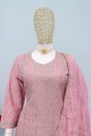 BOLLYWOOD CHINON EMBROIDERY WORK TOP PALAZZO WITH DUPATTA CASUAL WEAR WHOLESALE PRICE ETHNIC GARMENT (38)
