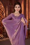 BOLLYWOOD FENDY SATIN SILK BEADS & PIPE HAND WORK BUTTA SAREE WITH UNSTITCHED BLOUSE PARTY WEAR WHOLESALE PRICE ETHNIC GARMENT (27)