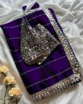 BOLLYWOOD JIMMY CHOO SEQUENCE AND REAL MIRROR BORDER WORK SAREE WITH STITCHED BLOUSE BRIDAL WEAR WHOLESALE PRICE ETHNIC GARMENT (28)