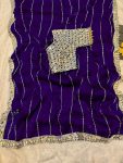 BOLLYWOOD JIMMY CHOO SEQUENCE AND REAL MIRROR BORDER WORK SAREE WITH STITCHED BLOUSE BRIDAL WEAR WHOLESALE PRICE ETHNIC GARMENT (28)