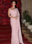 BOLLYWOOD RICH GEORGETTE EMBROIDERRY FULL HEAVY SEQUENCE WORK SAREE WITH UNSTITCHED BLOUSE BABY PINK