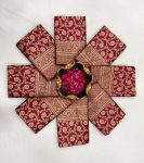 BOLLYWOOD SOFT LICHI SILK JACQUARD WORK SAREE WITH UNSTITCHED BLOUSE WEDDING WEAR WHOLESALE PRICE ETHNIC GARMENT (14)