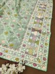 DESIGNER BUTTERFLY NET EMBROIDERY WITH STONE WORK SAREE WITH UNSTITCHED BLOUSE PARTY WEAR WHOLESALE PRICE ETHNIC GARMENT (39)