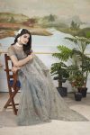 DESIGNER BUTTERFLY NET SEQUENCE WITH MULTI-THREAD EMBROIDERY WORK SAREE WITH UNSTITCHED BLOUSE PARTY WEAR WHOLESALE PRICE ETHNIC GARMENT (22)