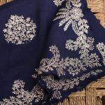 DESIGNER CHINON SILK EMBROIDERY CODING MULTI TREADS & SEQUENCE WORK FESTIVE WEAR WHOLESALE PRICE ETHNIC GARMENT (2)