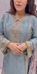 DESIGNER CHINON SILK EMBROIDERY SEQUENCE & CODING DORI WORK TOP PALAZZO WITH DUPATTA WEDDING WEAR WHOLESALE PRICE ETHNIC GARMENT (10)