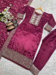 DESIGNER CHINON SILK EMBROIDERY SEQUENCE WORK AND HAND WORK DIAMOND TOP BOTTOM DUPATTA WEDDING WEAR WHOLESALE PRICE ETHNIC GARMENT (13)