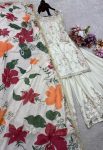 DESIGNER CHINON SILK EMBROIDERY SEQUENCE WORK TOP PALAZZO WITH DUPATTA PARTY WEAR WHOLESALE PRICE ETHNIC GARMENT (3)