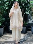 DESIGNER CHINON SILK EMBROIDERY SEQUENCE WORK TOP PALAZZO WITH DUPATTA WEDDING WEAR WHOLESALE PRICE ETHNIC GARMENT (2)