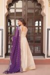 DESIGNER COSMOS JACQUARD PEARL BEADS EMBROIDERED WORK GOWN WITH DUPATTA PARTY WEAR WHOLESALE PRICE ETHNIC GARMENT (9)