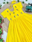 DESIGNER COTTON MAGGAM WORK ONE PIECE CASAUL WEAR WHOLESALE PRICE ETHNIC GARMENT (19)