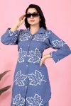 DESIGNER DELTA PRINT WORK TOP BOTTOM SET PARTY WEAR WHOLESALE PRICE ETHNIC GARMENT (18)