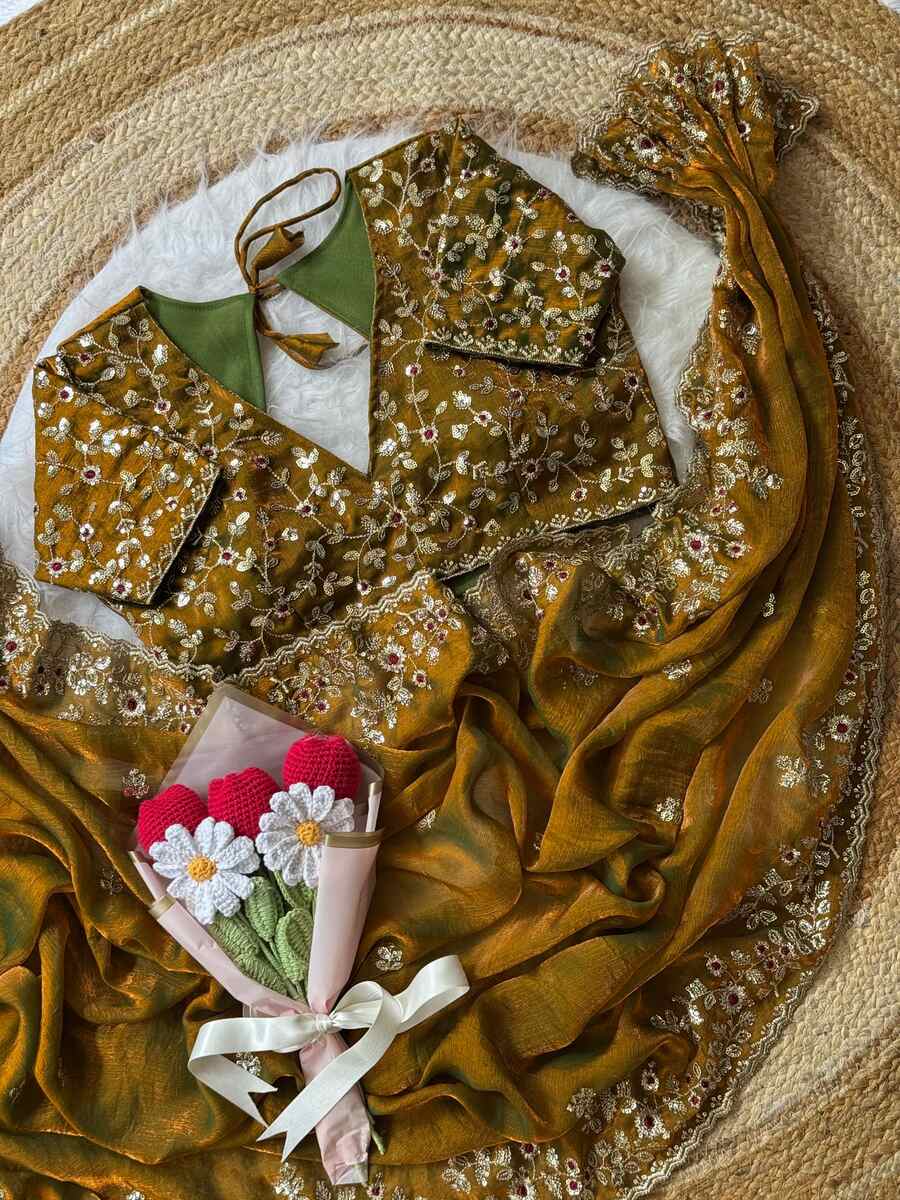 DESIGNER FENDY CHIFFON EMBROIDERY SEQUENCE AND THREAD WORK AND SCALLOP BORDER WORK SAREE WITH STITCHED BLOUSE PARTY WEAR WHOLESALE PRICE ETHNIC GARMENT (10).jpeg