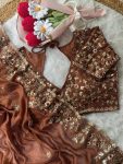 DESIGNER FENDY CHIFFON EMBROIDERY SEQUENCE AND THREAD WORK AND SCALLOP BORDER WORK SAREE WITH STITCHED BLOUSE PARTY WEAR WHOLESALE PRICE ETHNIC GARMENT (3).jpeg