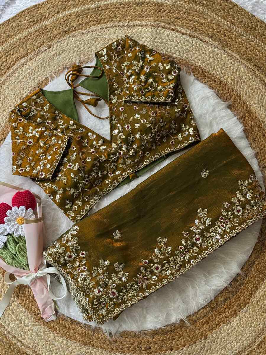 DESIGNER FENDY CHIFFON EMBROIDERY SEQUENCE AND THREAD WORK AND SCALLOP BORDER WORK SAREE WITH STITCHED BLOUSE PARTY WEAR WHOLESALE PRICE ETHNIC GARMENT (9).jpeg