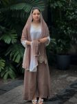 DESIGNER GEORGETTE EMBROIDERY AND SEQUENCE WORK AND DIGITAL PRINT WORK TOP PALAZZO WITH DUPATTA PARTY WEAR WHOLESALE PRICE ETHNIC GARMENT (4)