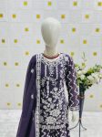 DESIGNER GEORGETTE EMBROIDERY CHAIN WORK WITH DIAMOND HAND WORK KID’S TOP PALAZZO WITH DUPATTA FESTIVE WEAR WHOLESALE PRICE ETHNIC GARMENT (5)