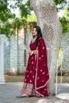 DESIGNER GEORGETTE EMBROIDERY SEQUENCE WORK GOWN BOTTOM WITH DUPATTA FESTIVAL WEAR WHOLESALE PRICE ETHNIC GARMENT (9)