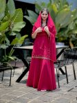 DESIGNER GEORGETTE EMBROIDERY SEQUENCE WORK TOP PALAZZO WITH DUPATTA WEDDING WEAR WHOLESALE PRICE ETHNIC GARMENT (17)