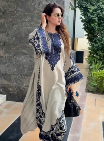 DESIGNER GEORGETTE EMBROIDERY WORK TOP PALAZZO WITH DUPATTA WHITE