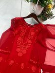 DESIGNER GEORGETTE EMBROIDERY WORK TOP PALAZZO WITH DUPATTA FESTIVE WEAR WHOLESALE PRICE ETHNIC GARMENT (2)