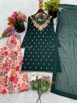 DESIGNER GEORGETTE EMBROIDERY WORK TOP SHARARA WITH DUPATTA WEDDING WEAR WHOLESALE PRICE ETHN IC GARMENT (25)