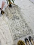 DESIGNER GEORGETTE REAL HAND STONE AND SEQUENCE EMBROIDERY WORK TOP PALAZZO WITH DUPATTA FESTIVE WEAR WHOLESALE PRICE ETHNIC GARMENT (4)