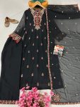 DESIGNER GEORGETTE SEQUENCE EMBROIDERY WORK KUTI PENT WITH DUPATTA FORMAL WEAR WHOLESALE PRICE ETHNIC GARMENT (7)