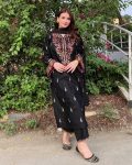 DESIGNER GEORGETTE SEQUENCE EMBROIDERY WORK KUTI PENT WITH DUPATTA FORMAL WEAR WHOLESALE PRICE ETHNIC GARMENT (7)